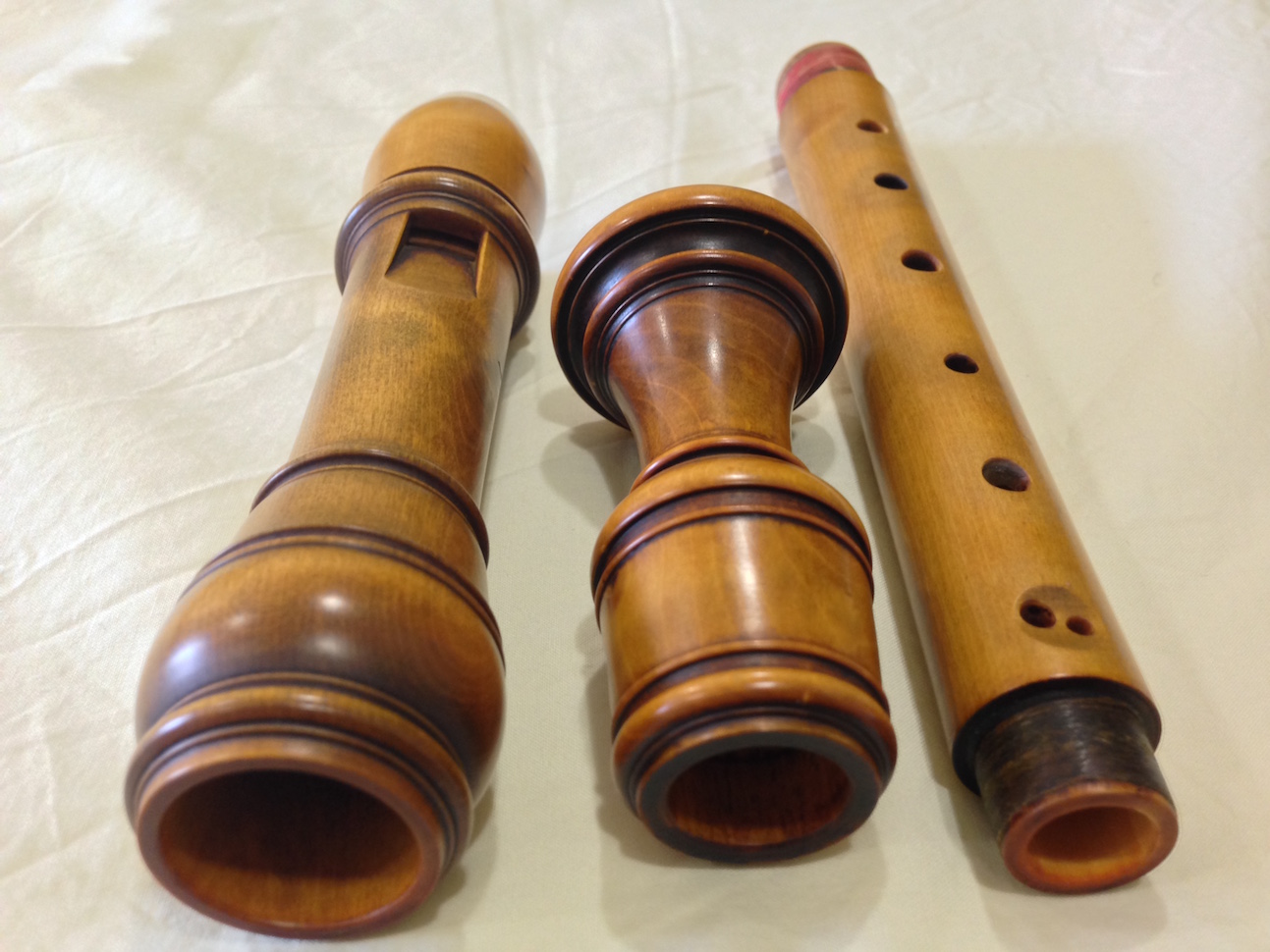 Bressan soprano recorder in B flat by Pietro Sopranzi for sale