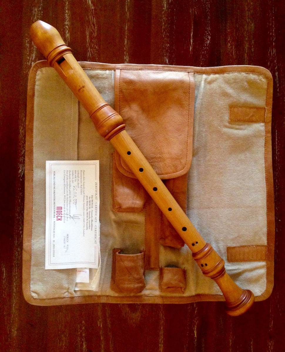 Stanesby alto recorder by Moeck (A = 415 Hz) for sale