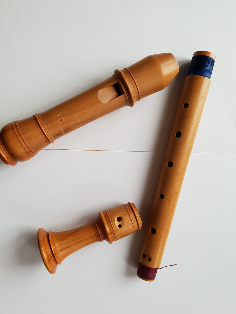 Baroque alto recorder by Denise Rutishauser after Stanesby — 1200 CHF