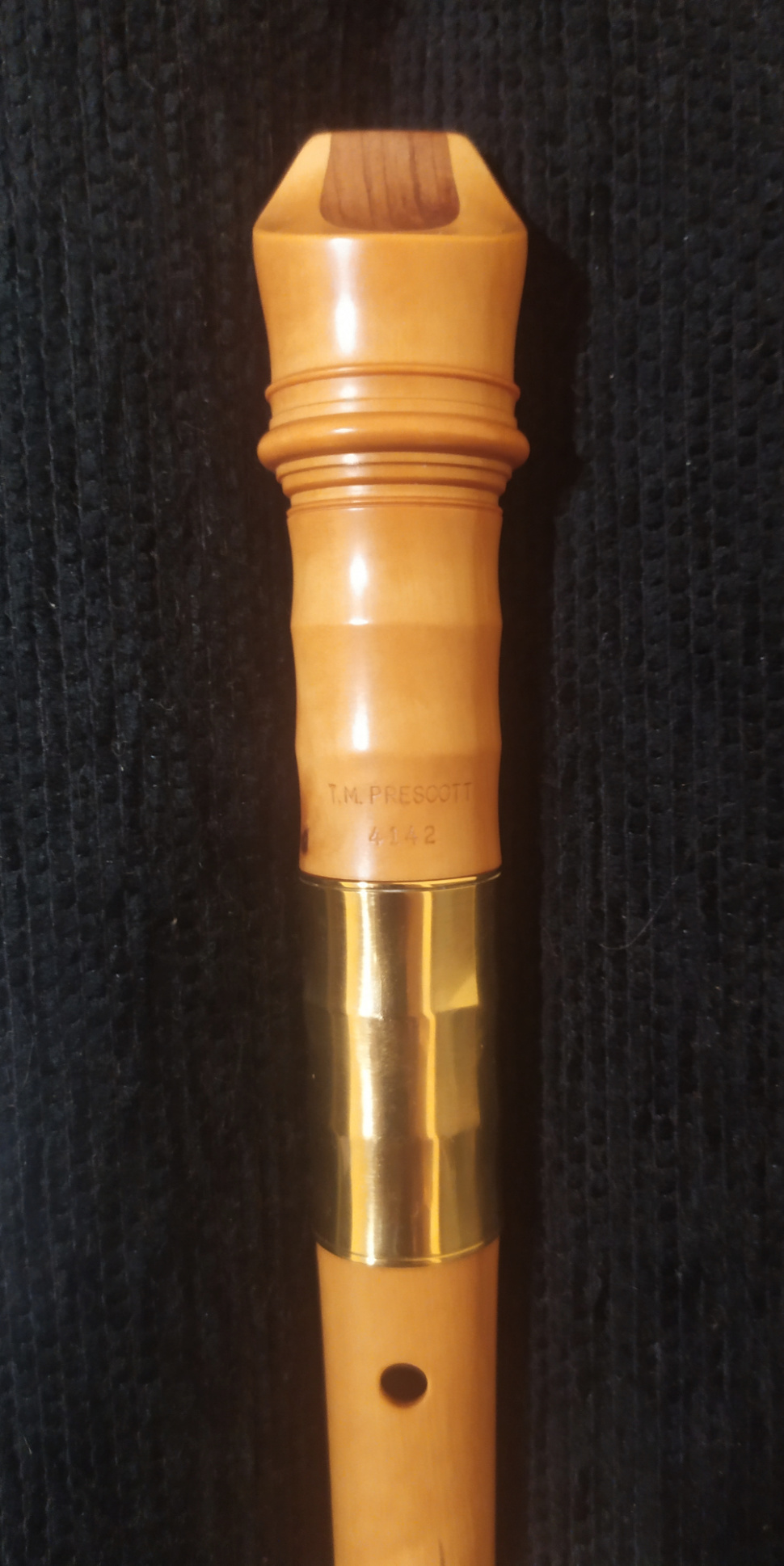 Transitional soprano recorder by Tom Prescott — EUR 1500 — Recorders for Sale